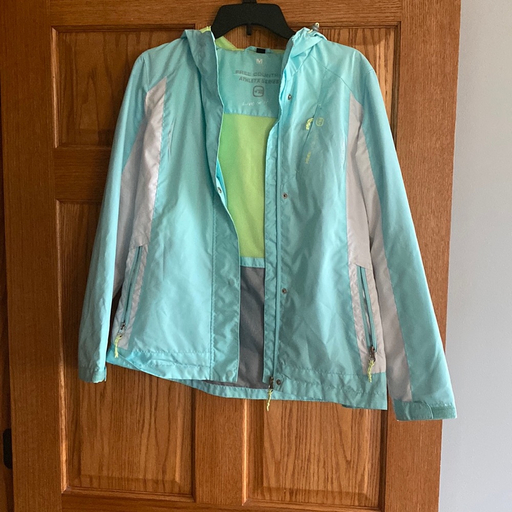 Free Country, light teal jacket. Medium